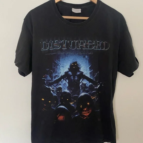 Disturbed The Lost Children graphic band tee shirt - Picture 2 of 6